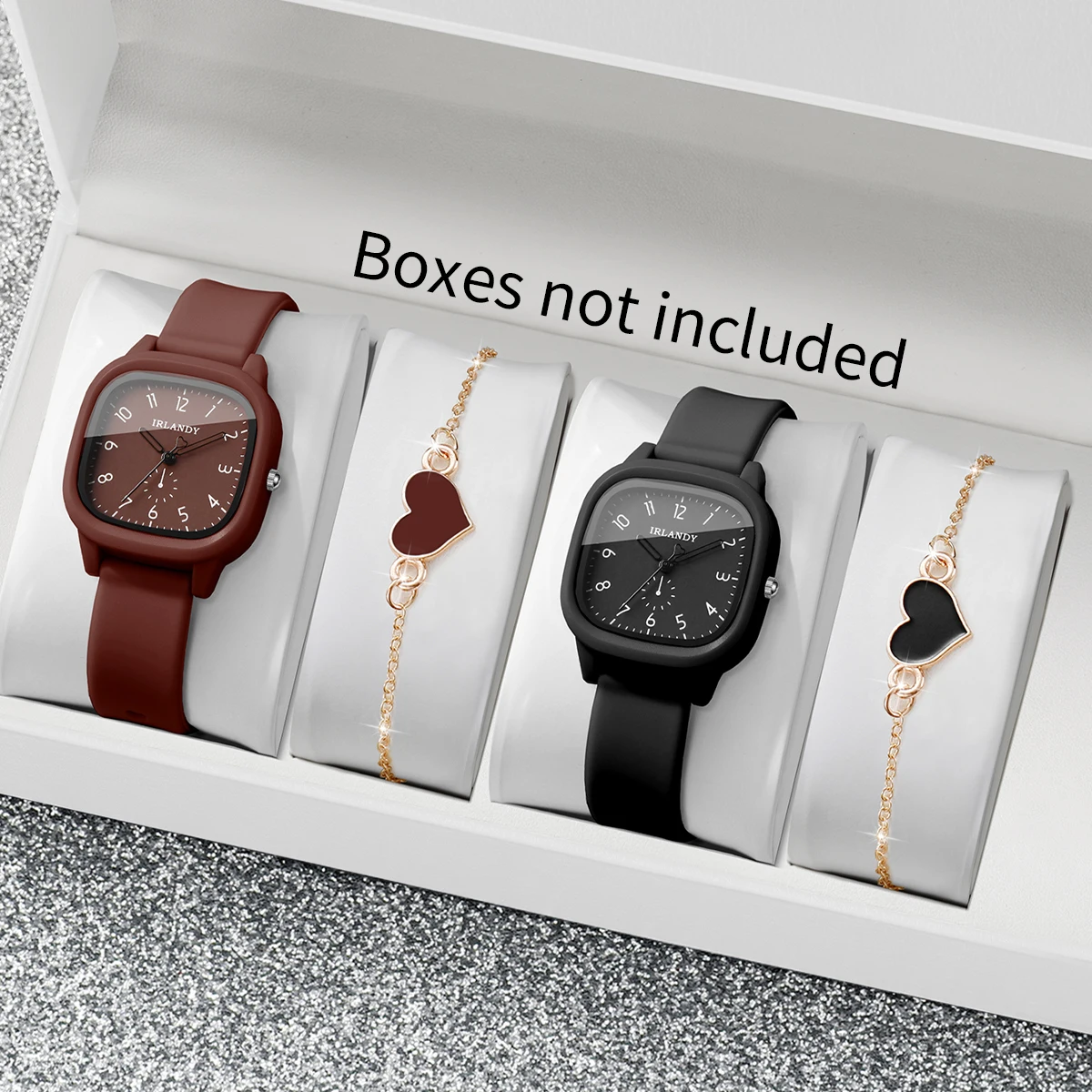 Jewelry Watches Women - 4PCS Fashion Square Women Quartz Watches