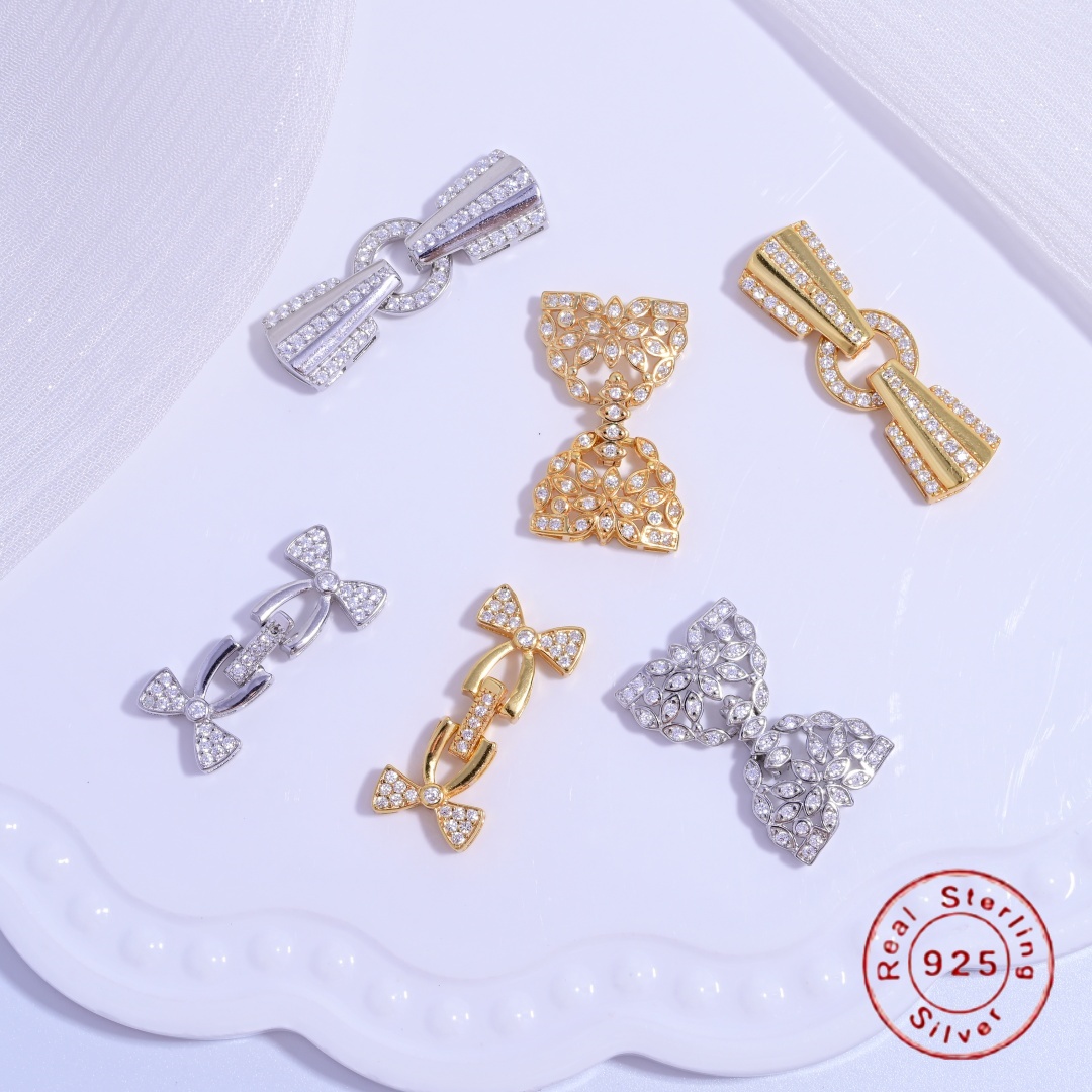 Pearl Necklace - S925 Sterling Silver Multi - row