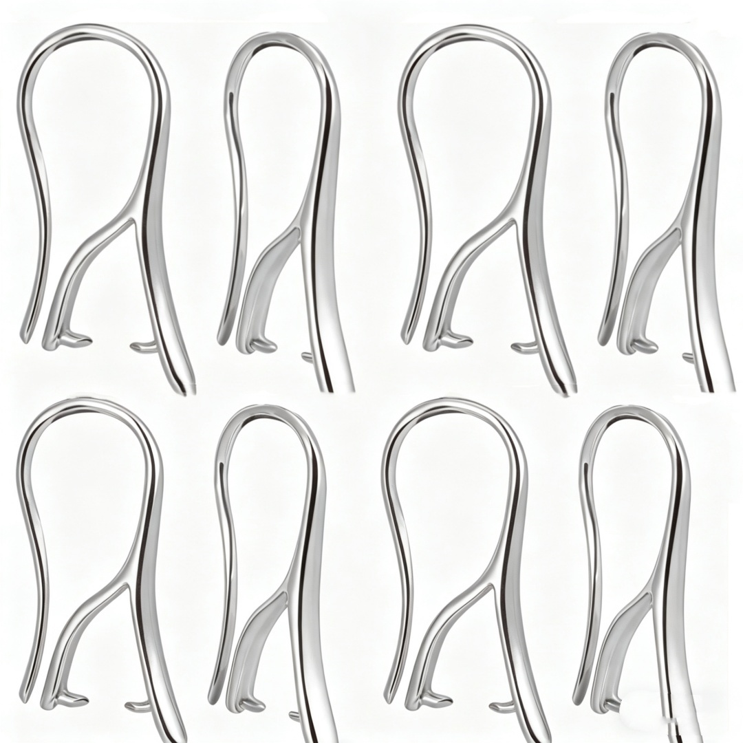 10/30Pcs White with Pinch Bail - Drop Earrings review and price