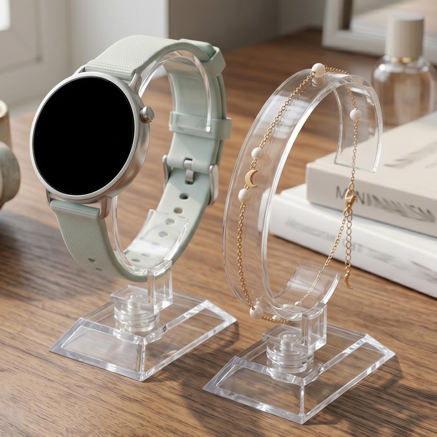 Transparent Watch Display Stan - Watches Jewelry Holder review and price
