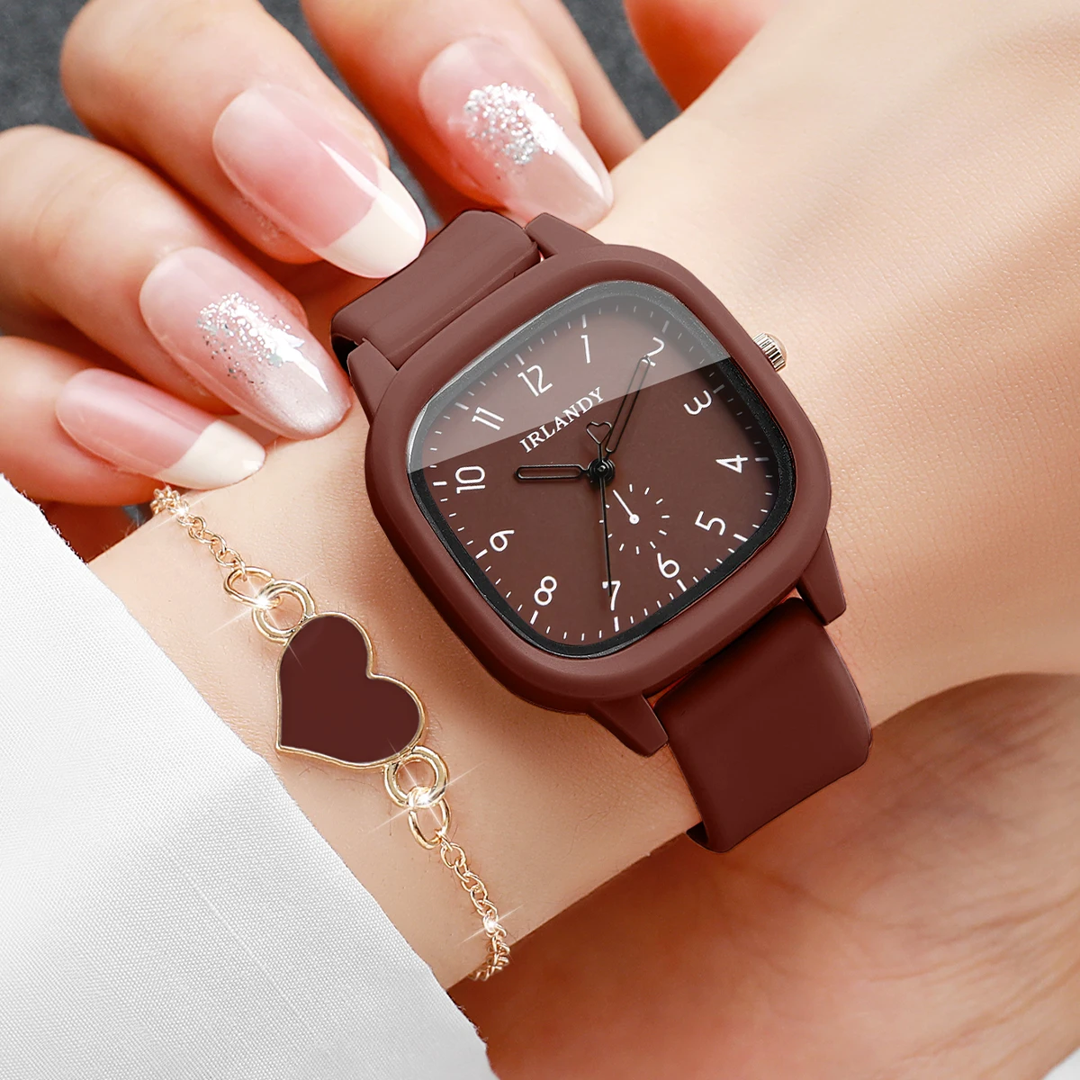 4PCS Fashion Square Women Quar - Jewelry Watches Women review and price
