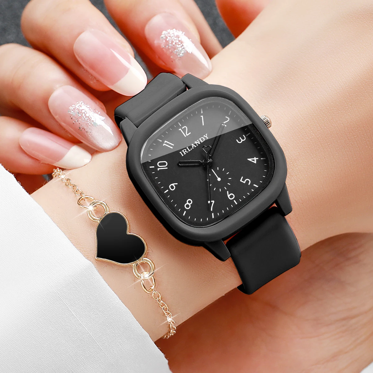 4PCS Fashion Square Women Quar - Jewelry Watches Women review and price