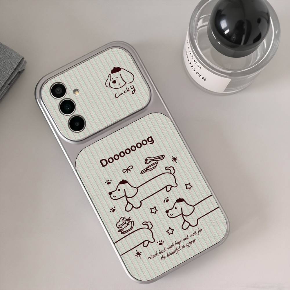 Cartoon Dachshund Phone Case F - Leather Bracelet review and price