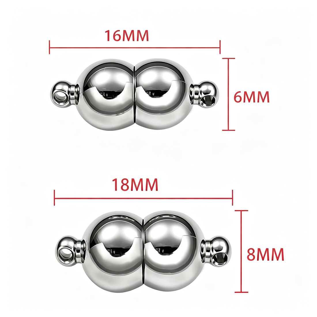 5/10Pcs Stainless Steel Smooth - Pearl Necklace review and price