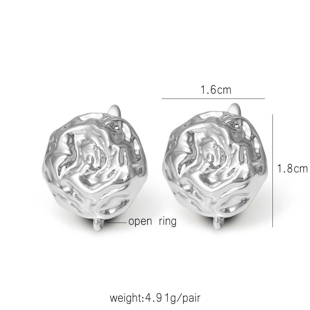NEW 18K Gold/ Rhodium Plated B - Hoop Earrings review and price