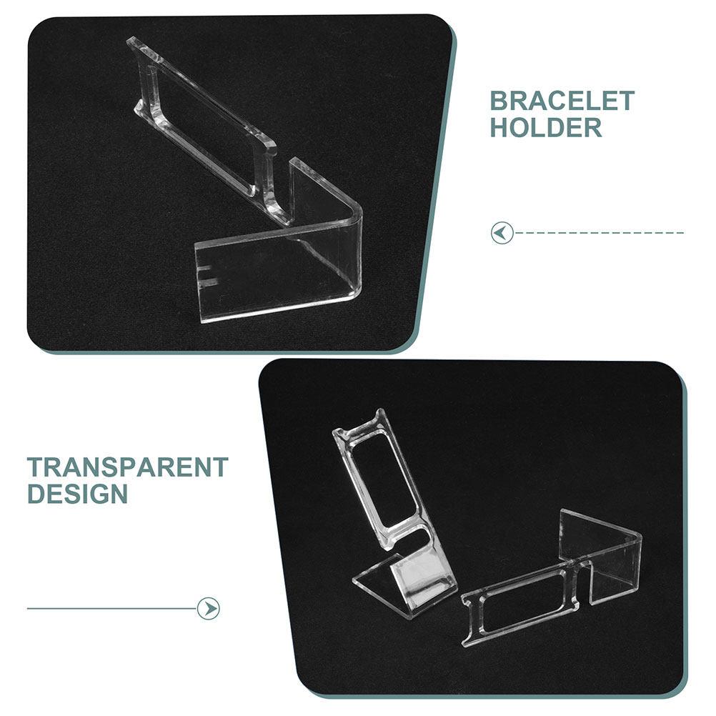 50Pcs Clear Plastic Watch Disp - Watches Jewelry Holder review and price