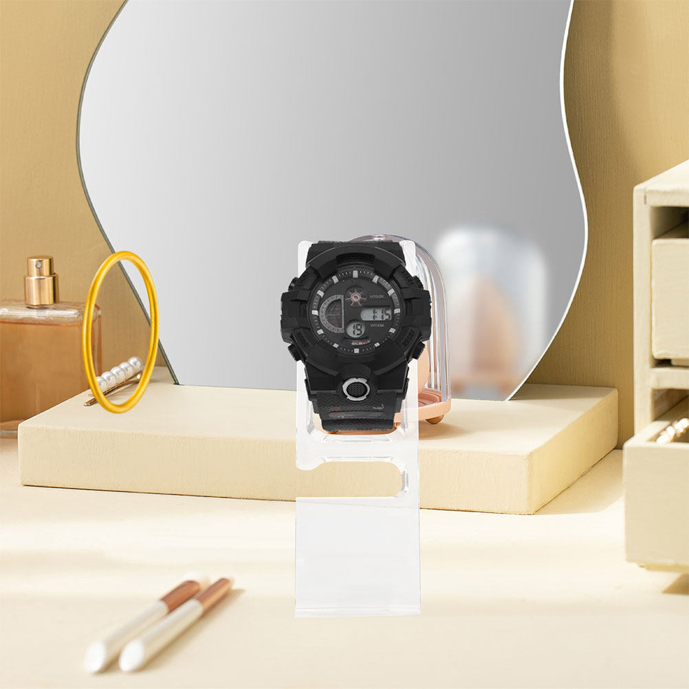 50Pcs Clear Plastic Watch Disp - Watches Jewelry Holder review and price