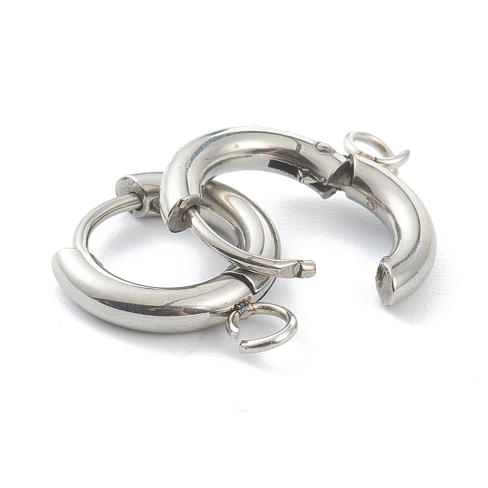 10pcs 201 Stainless Steel Hugg - Hoop Earrings review and price