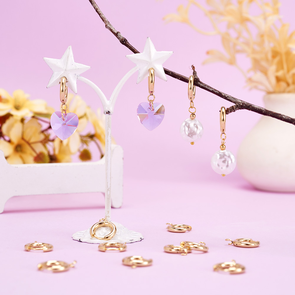 10pcs 201 Stainless Steel Hugg - Hoop Earrings review and price
