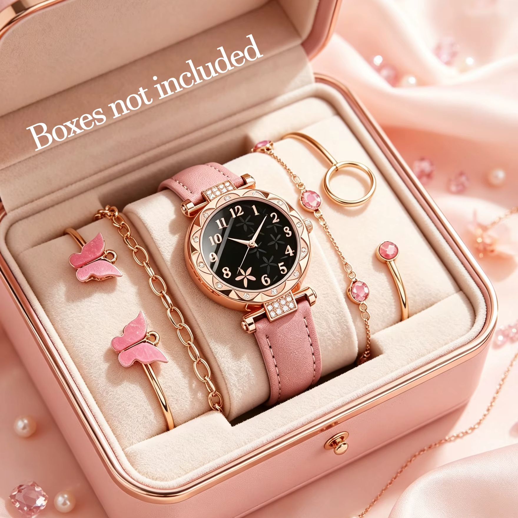 5-Piece Set of Women's Fashion - Jewelry Watches For Kids review and price