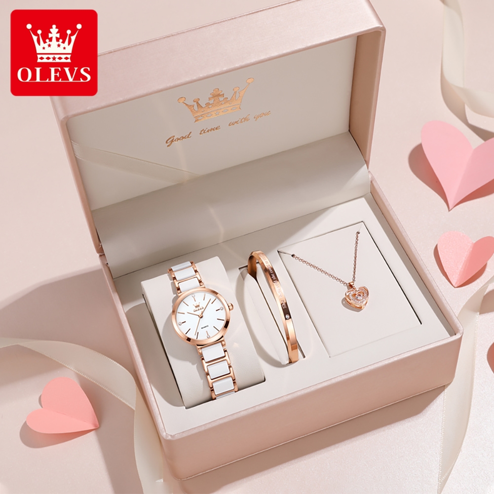 OLEVS Women Watch 5877 Luxury  - Jewelry Watches Women review and price