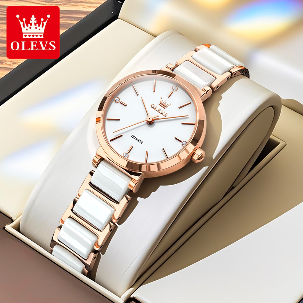 OLEVS Women Watch 5877 Luxury  - Jewelry Watches Women review and price
