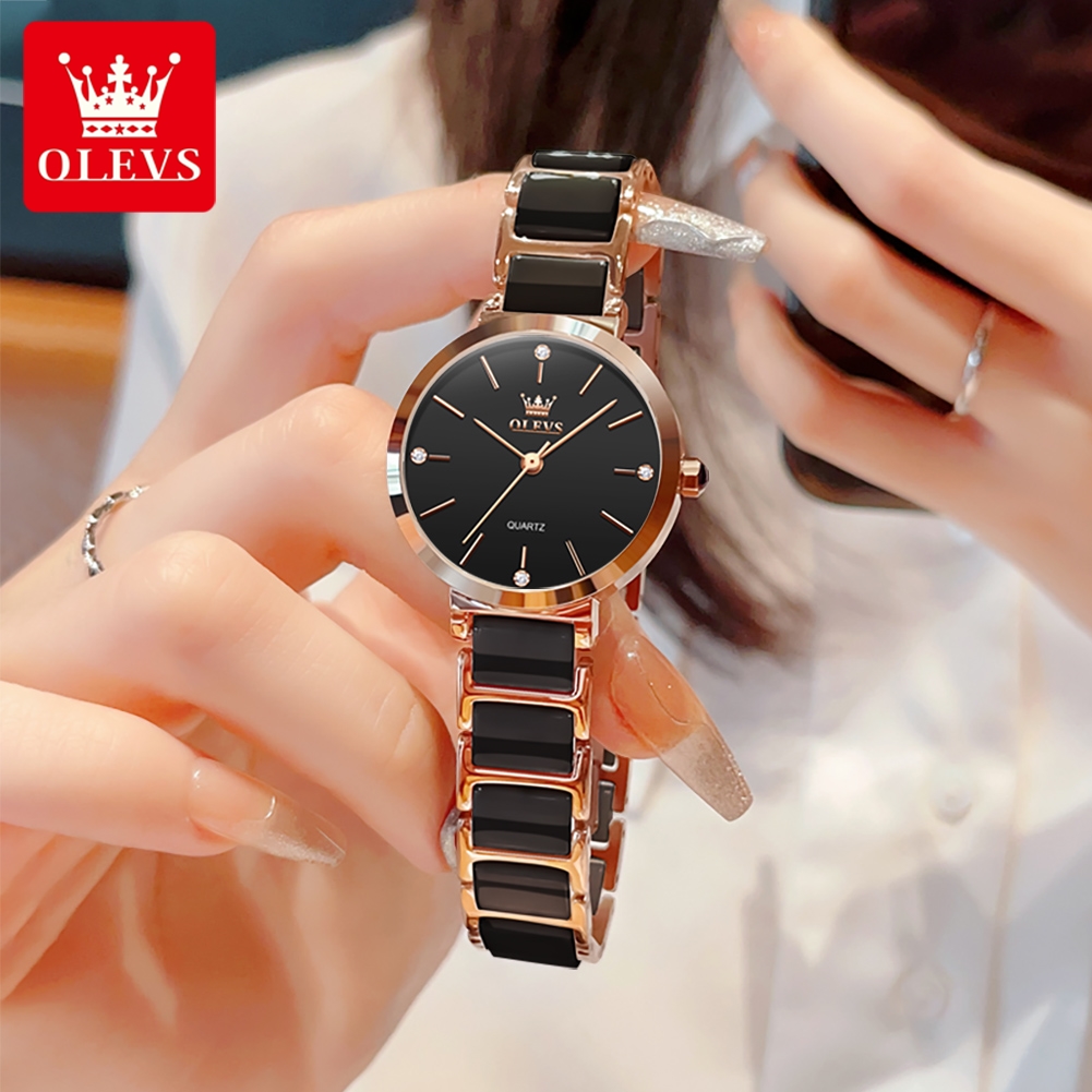 OLEVS Women Watch 5877 Luxury  - Jewelry Watches Women review and price