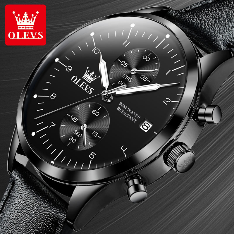 OLEVS 2880 Casual Fashion Men' - Leather Bracelet review and price