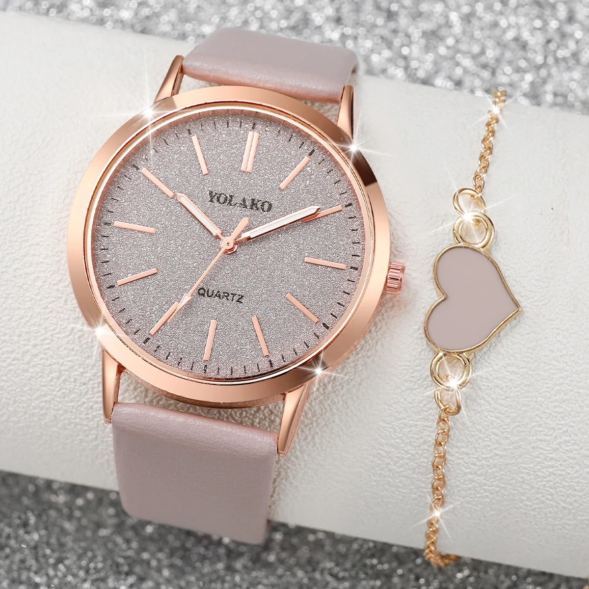 2PCS/Set Fashion Women Watches - Jewelry Watches Women review and price