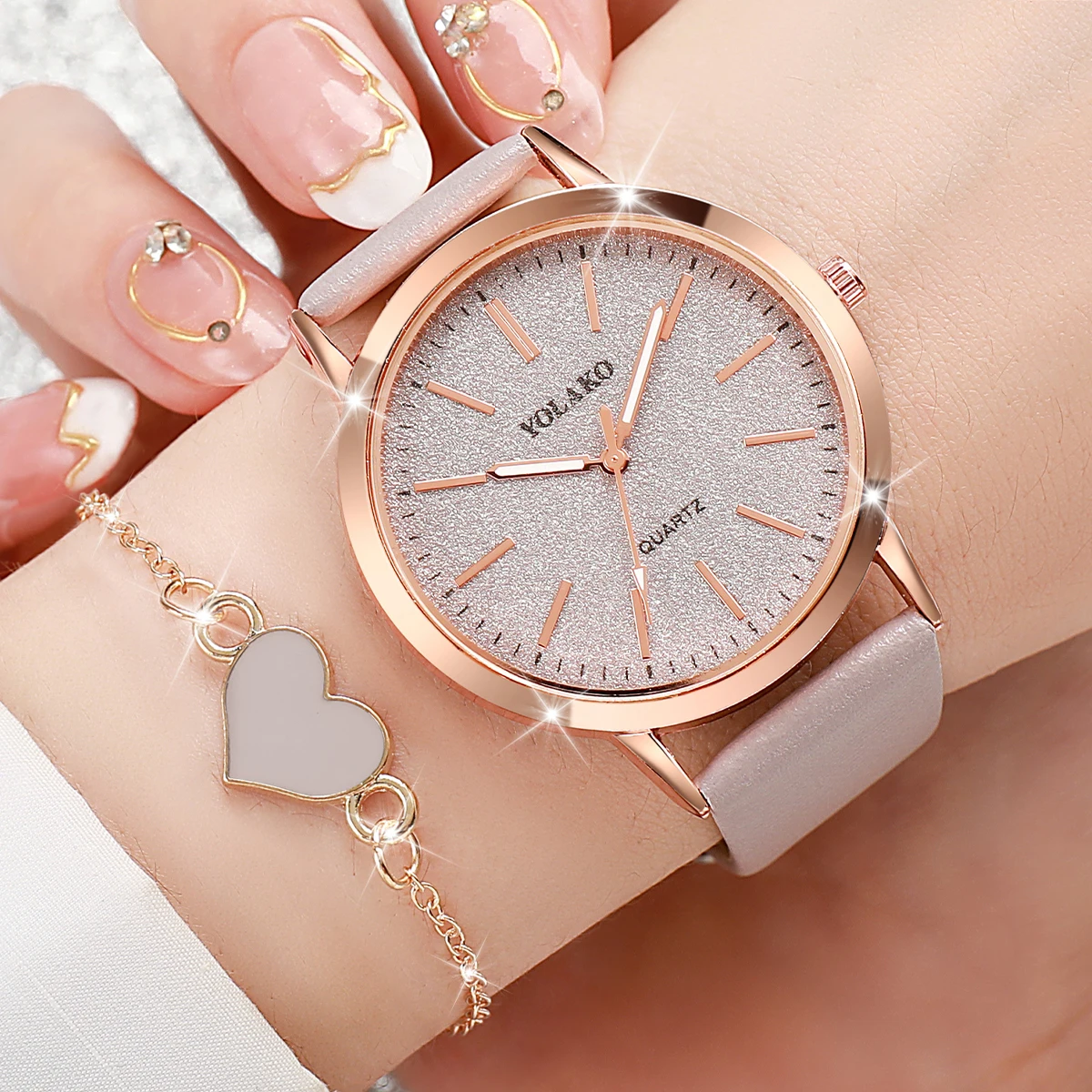 2PCS/Set Fashion Women Watches - Jewelry Watches Women review and price