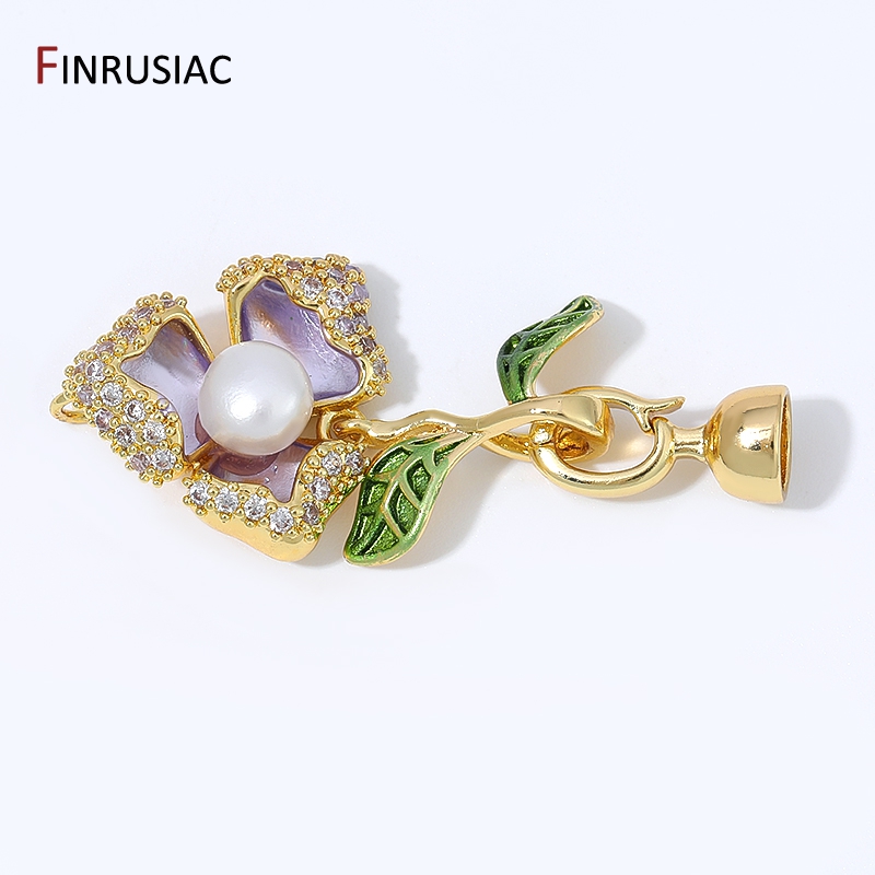 18K Gold Plated Brass Zircon E - Pearl Necklace review and price