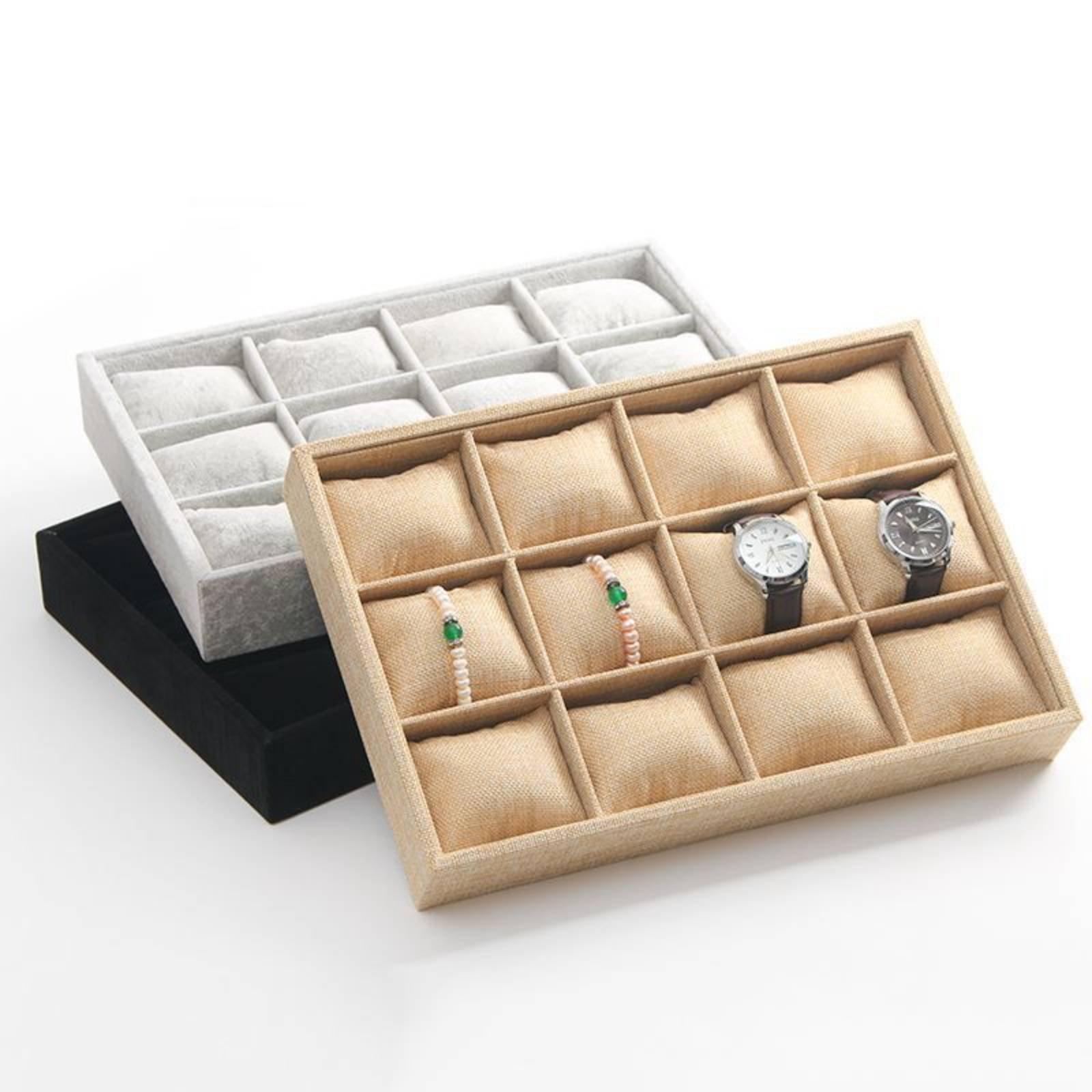 Fabric Jewelry Holder Open Top - Watches Jewelry Holder review and price