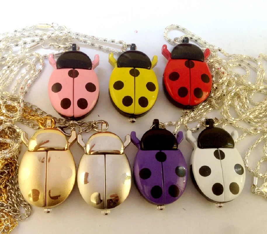 Gold Beetle Pocket Watch Neckl - Jewelry Watches For Kids review and price