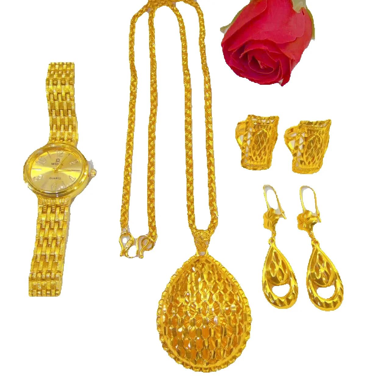 New Dubai Fashion High end 24K - Jewelry Watches Women review and price