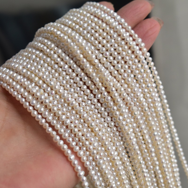 Natural freshwater pearls, whi - Pearl Necklace review and price