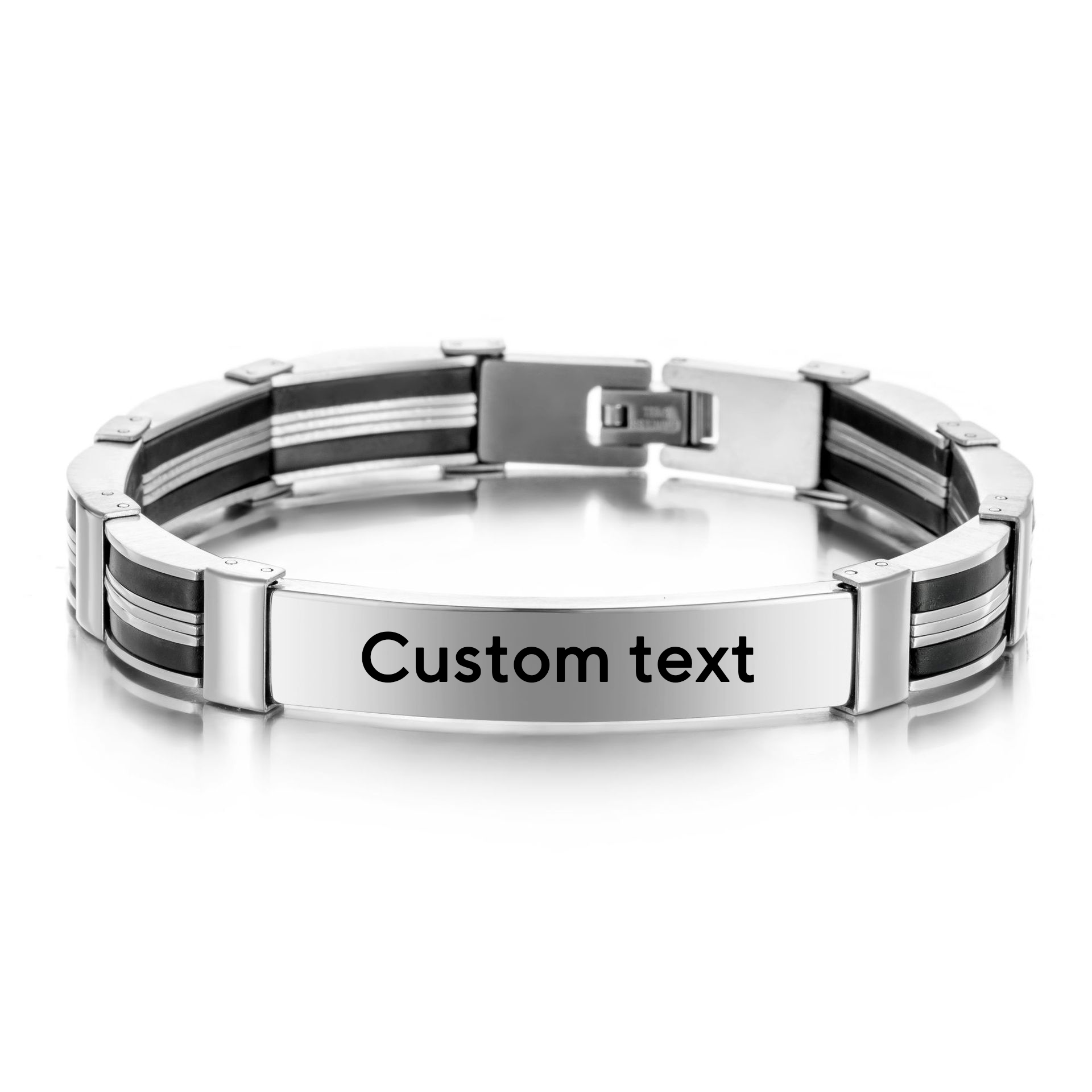 Punk Custom TEXT Name Men Stai - Jewelry Watches Women review and price