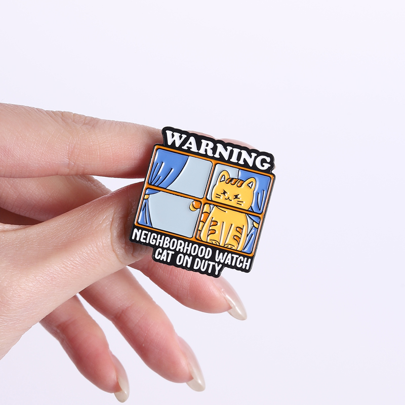 Orange Cat Fan Club Enamel Pin - Jewelry Watches For Kids review and price