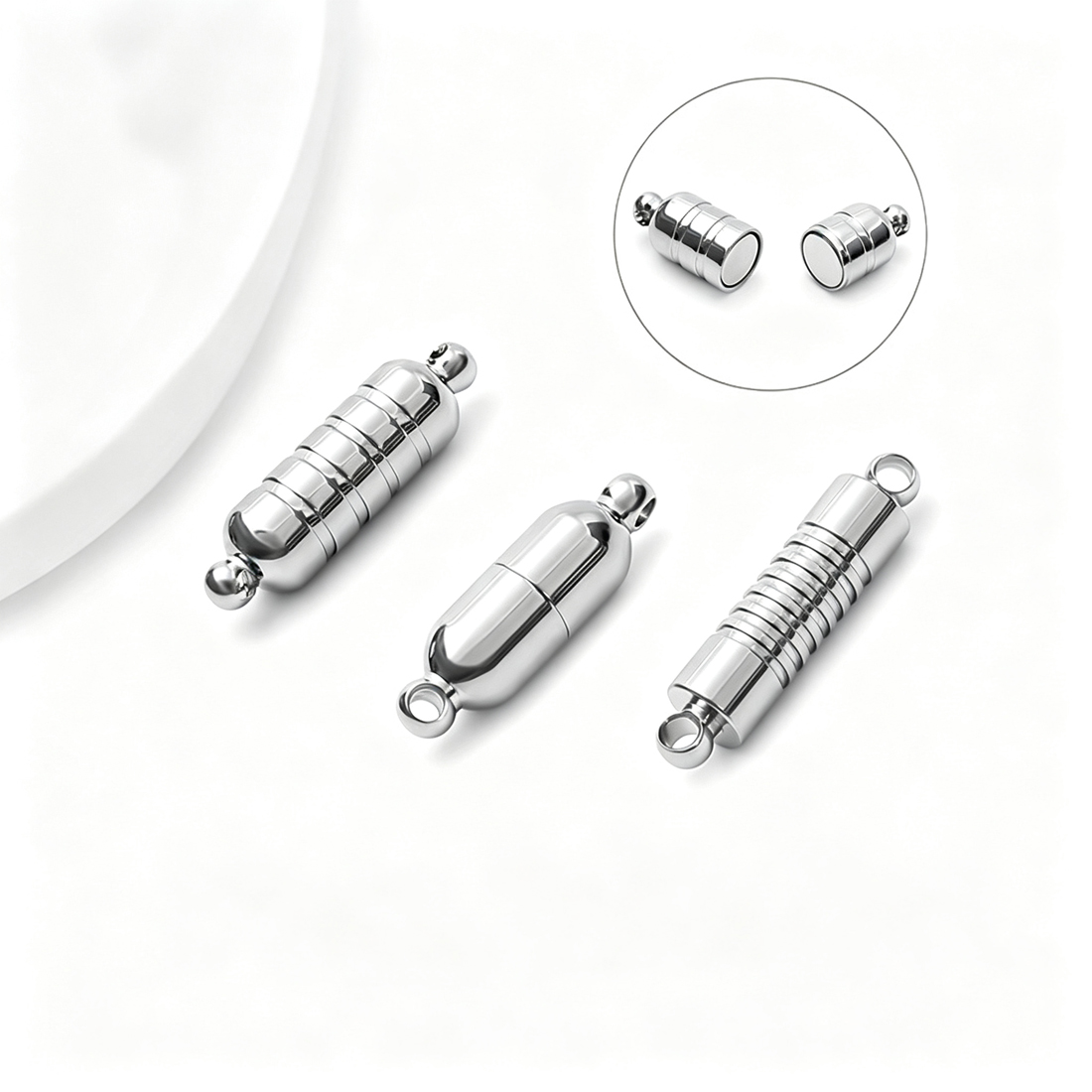 5/10Pcs Stainless Steel Groove - Pearl Necklace review and price