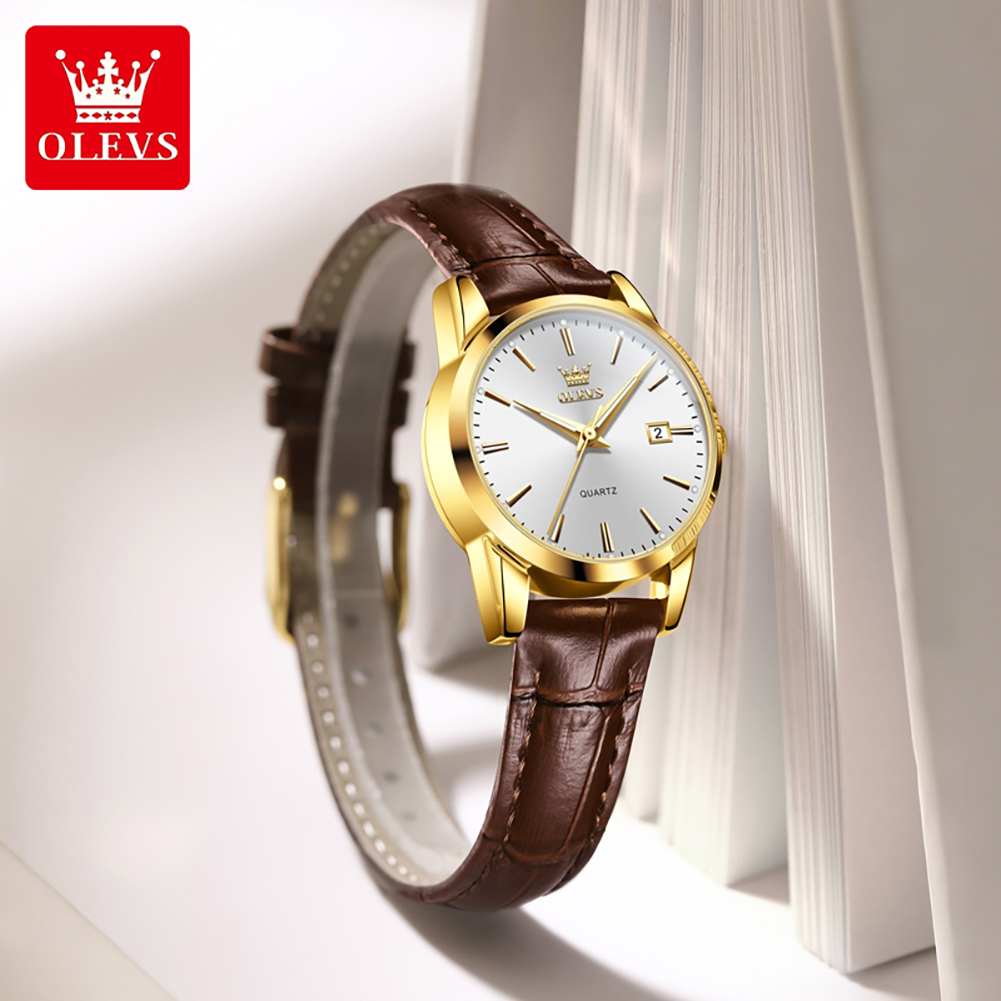 OLEVS 6898 Women Watch Origina - Leather Bracelet review and price
